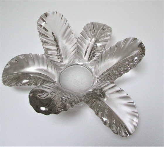 Image 1 of Kerzenhalter Blume Glas Stein D'Avesn