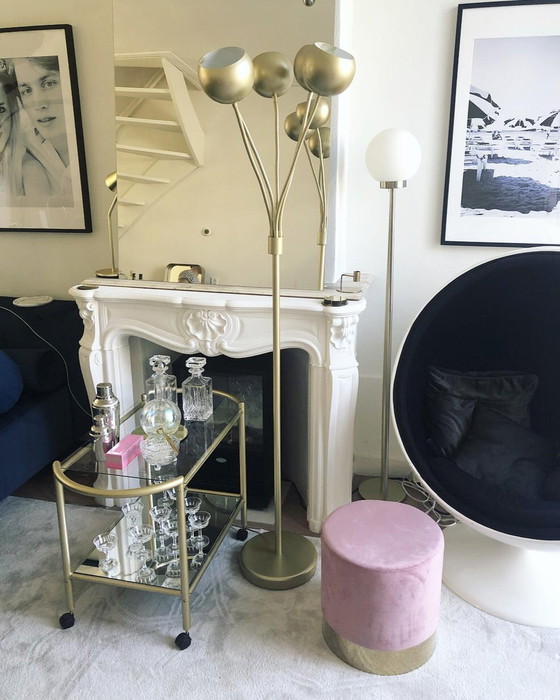 Image 1 of Leitmotiv Stehlampe 5 Kugeln gold