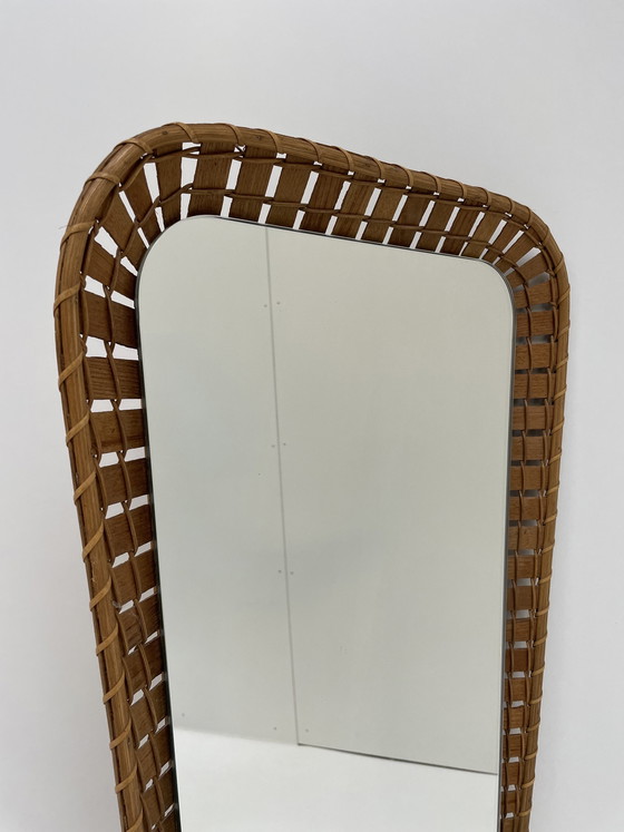 Image 1 of Vintage Spiegel aus Rattan
