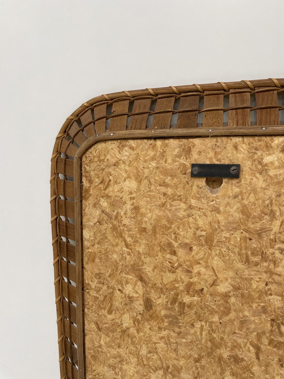 Image 1 of Vintage Spiegel aus Rattan
