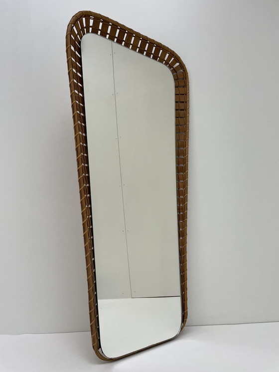 Image 1 of Vintage Spiegel aus Rattan