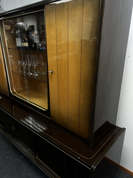 Image 1 of Vintage Highboard / Dressoir / Wandkast met bar