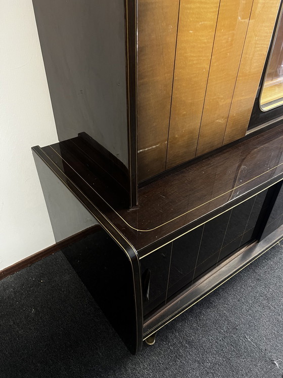 Image 1 of Vintage Highboard / Dressoir / Wandkast met bar