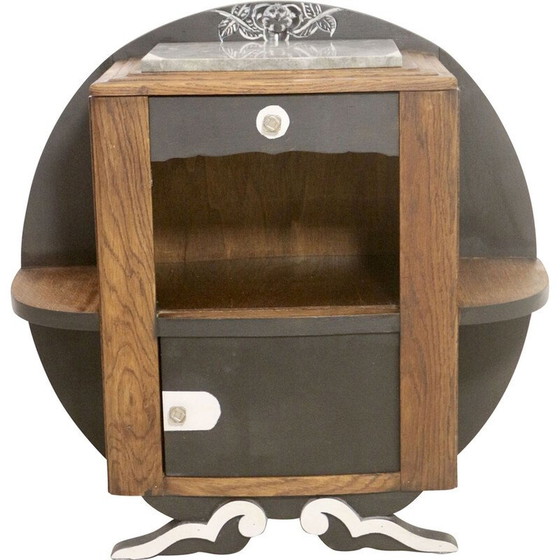 Image 1 of Vintage Nachttisch mit atypischer Form, 1950-1960