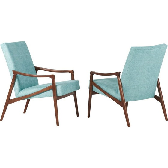 Image 1 of Paar Vintage-Sessel von Jiri Jiroutek für Interier Praha, Tschechoslowakei 1960