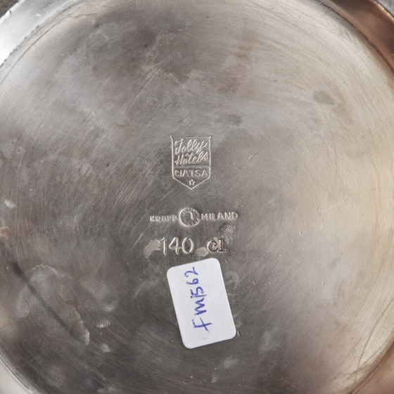 Image 1 of Paar alte Stahlschalen von Gio Ponti für Krupp Milano, 1960