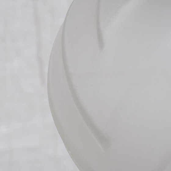 Image 1 of Geometrische Art-Déco-Hängeleuchte aus Glas und Metall, Frankreich 1930