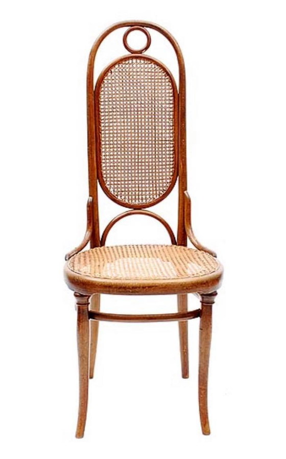 Image 1 of 10 Alte Thonet Stühle: Thonet 207R 'Lange Jan'
