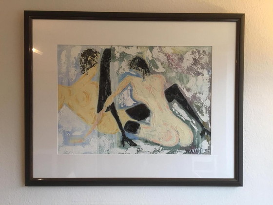 Image 1 of Lesben, Öl auf Leinwand Jim Brands