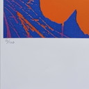 Andy Warhol - Blumenlithographie