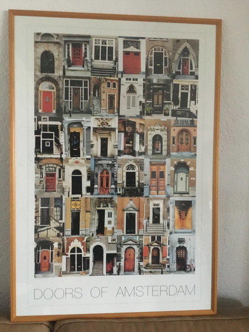 Vintage-Poster Die Türen von Amsterdam