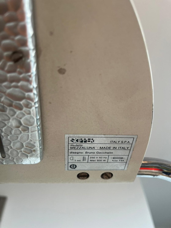 Image 1 of 2x Skipper Mezzaluna Stehleuchte von Bruno Gecchelin