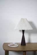 Dänische Tischlampe aus Teakholz