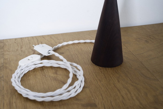 Image 1 of Dänische Tischlampe aus Teakholz