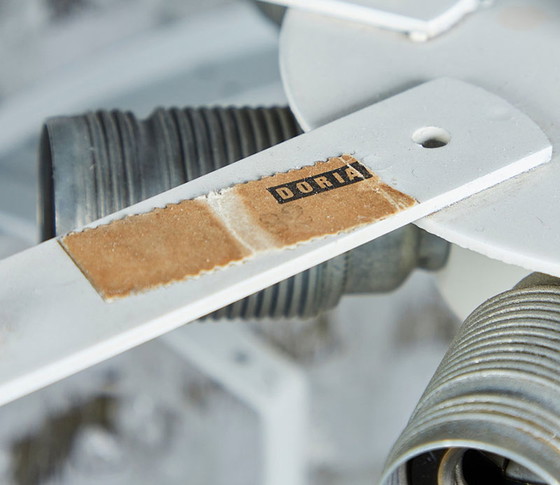 Image 1 of Doria Kronleuchter aus Glas und Messing, 1960er Jahre