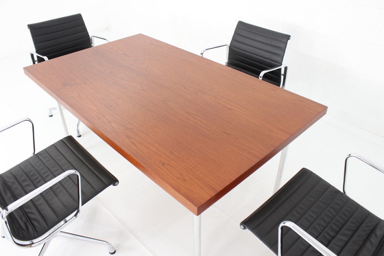 Image 1 of Hans J. Wegner Mod. 318 Dining Table / Esstisch with Teak Wood, 1a restored