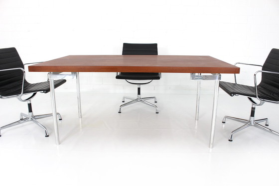 Image 1 of Hans J. Wegner Mod. 318 Dining Table / Esstisch with Teak Wood, 1a restored