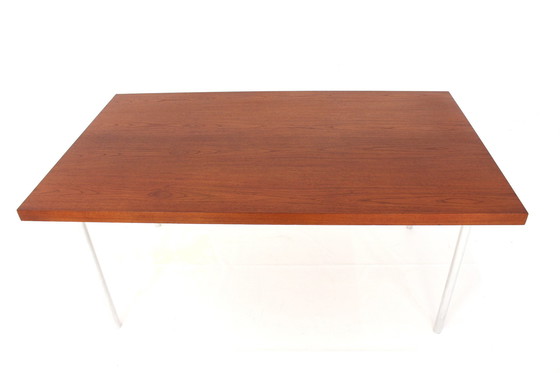 Image 1 of Hans J. Wegner Mod. 318 Dining Table / Esstisch with Teak Wood, 1a restored