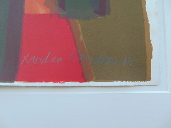 Image 1 of Xandra Donders - Giraffe hinter Bäumen II