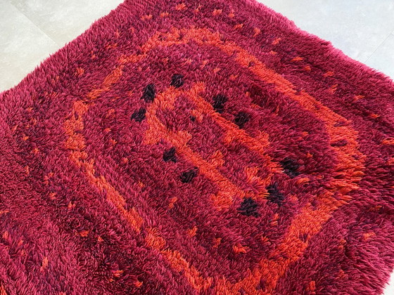 Image 1 of Rya-Teppich im Skandinavisch Vintage Design