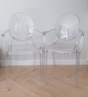 Kartell Louis Ghost Sessel (von Philippe Starck)