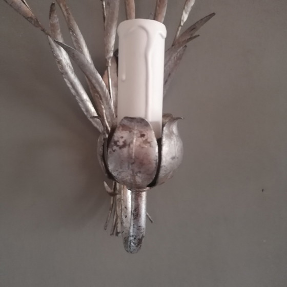 Image 1 of 2x Hans Kögl Maisgarbenlampen