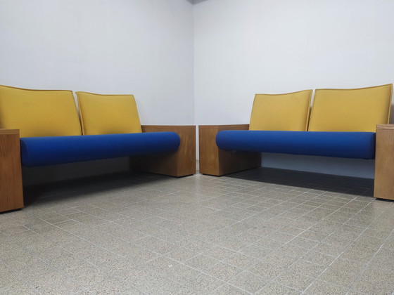 Image 1 of 2x Artifort 360 Piazza by Wolfgang CR Mezger Sofa