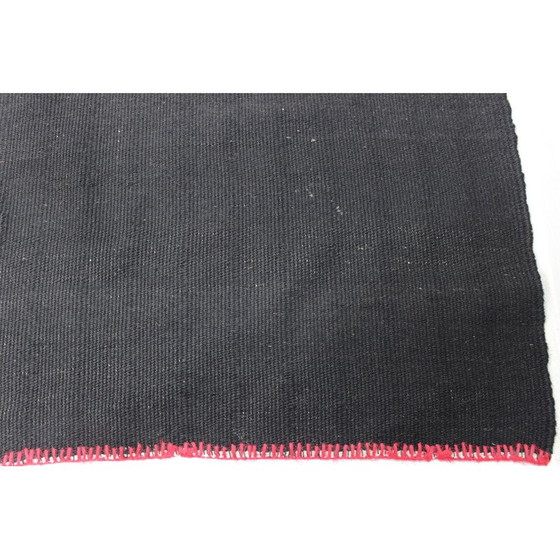 Image 1 of Geometrischer modernistischer Kelimteppich von Kybal, Tschechoslowakei 1950