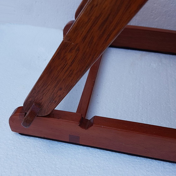 Image 1 of Mid-Century Verstellbarer Kinderstrandkorb aus Holz