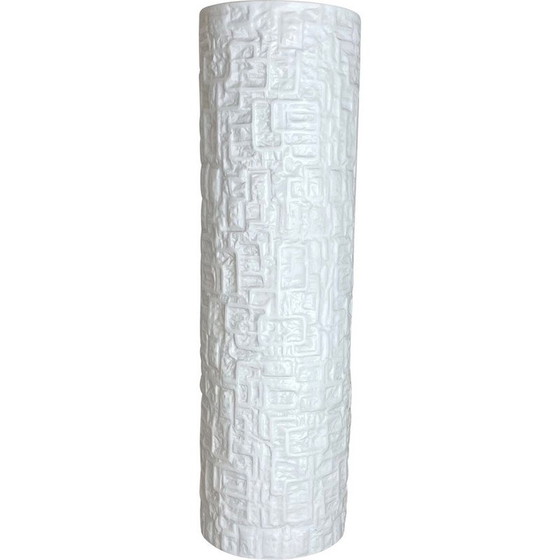 Image 1 of Vintage Op Art Porzellanvase von Martin Freyer für Rosenthal, Deutschland 1970er Jahre