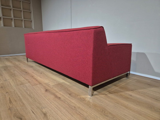 Image 1 of Montel Strike - 3-Sitzer Sofa - Rot - Stoff - Design