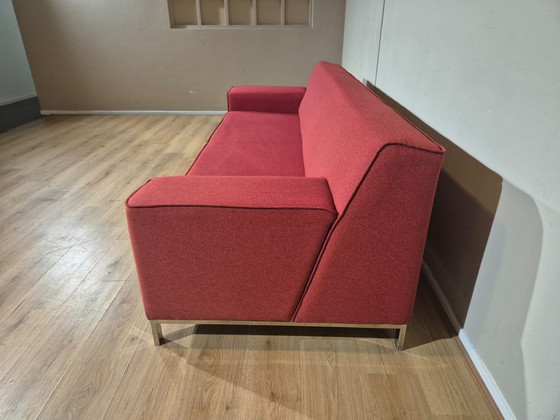 Image 1 of Montel Strike - 3-Sitzer Sofa - Rot - Stoff - Design