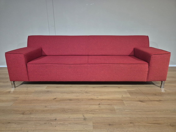 Image 1 of Montel Strike - 3-Sitzer Sofa - Rot - Stoff - Design