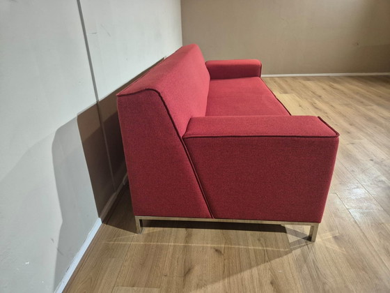 Image 1 of Montel Strike - 3-Sitzer Sofa - Rot - Stoff - Design