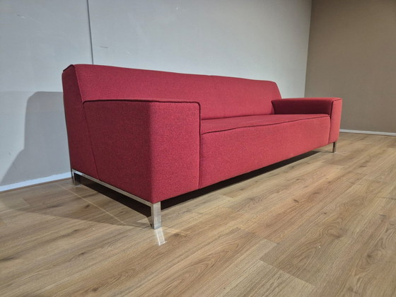 Image 1 of Montel Strike - 3-Sitzer Sofa - Rot - Stoff - Design