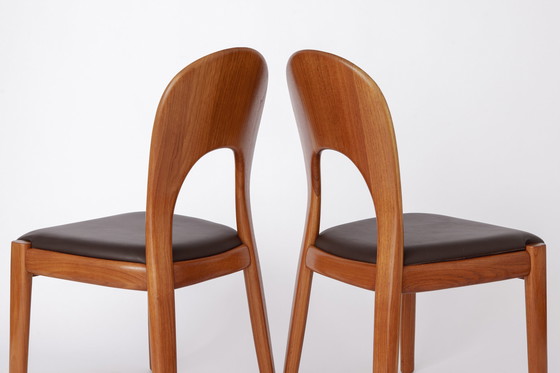 Image 1 of 6 Vintage Stühle Niels Koefoed 1970S Teakholz Dänisch