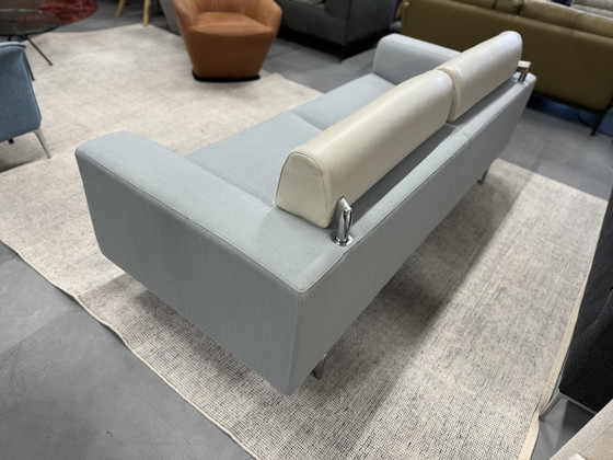 Image 1 of Leolux Horatio 3-Sitzer Sofa Fezwool blau