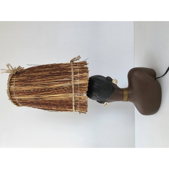 Image 1 of Alte Strohlampe, 1950