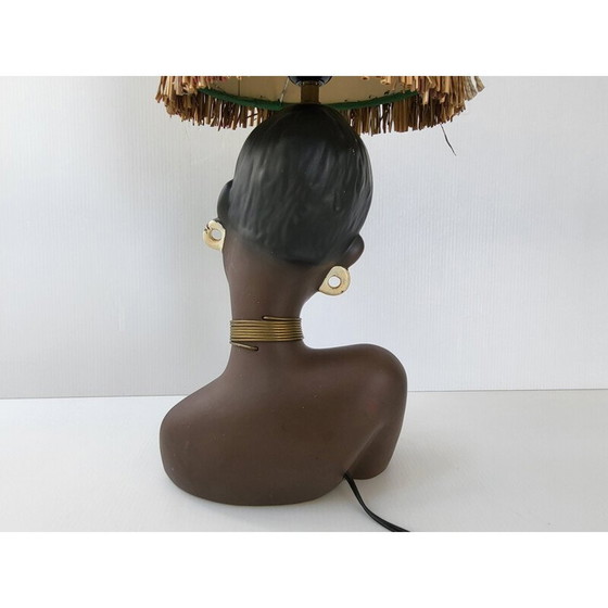 Image 1 of Alte Strohlampe, 1950