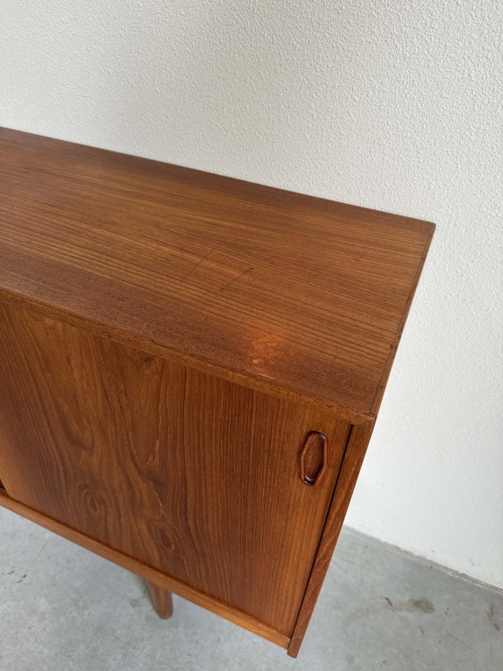 Image 1 of Vintage Danish Lowboard 3 Schiebetüren