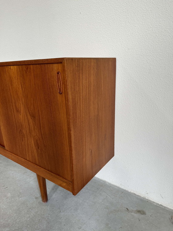 Image 1 of Vintage Danish Lowboard 3 Schiebetüren