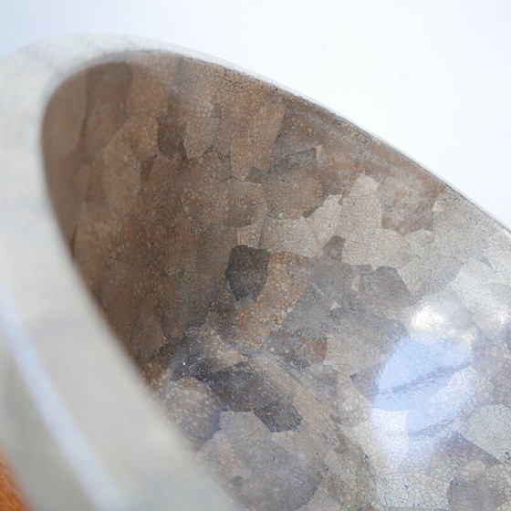 Image 1 of Schale aus Keramik mit Mosaik, England 1980