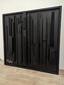 Reliefobjekt für die Wand aus Holz
