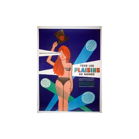 Image 1 of "Tous les Plaisirs du Monde" original Kinoposter - 1962