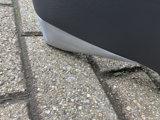 Image 1 of Jori Angel 1Sitz + Fußhocker Anthrazitgraues Lipano Leder