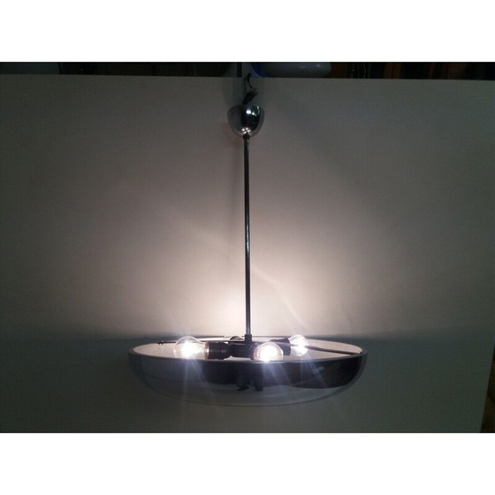 Image 1 of Vintage-Kronleuchter von Josef Hůrka Ufo-Napako für Napako, Tschechoslowakei 1950