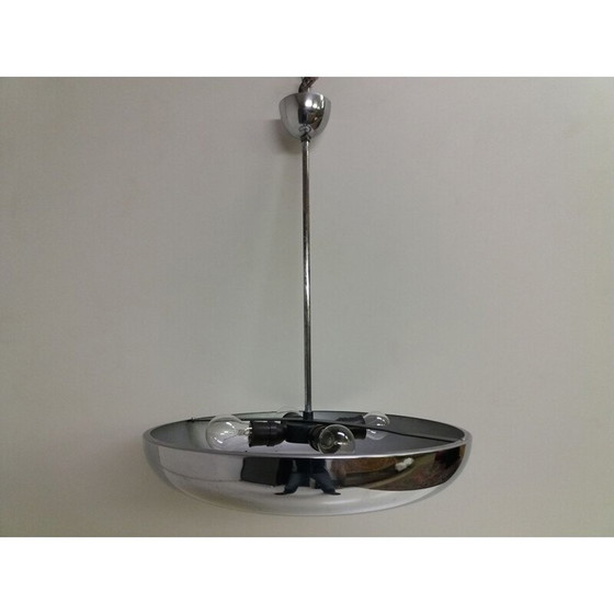 Image 1 of Vintage-Kronleuchter von Josef Hůrka Ufo-Napako für Napako, Tschechoslowakei 1950