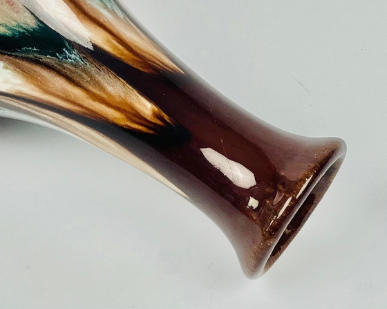 Image 1 of Zwei spitz zulaufende Vasen, Porzellan