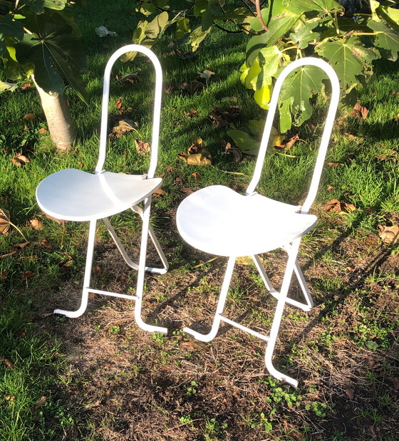 Image 1 of 2x Gastone Rinaldi Büroklammerstuhl