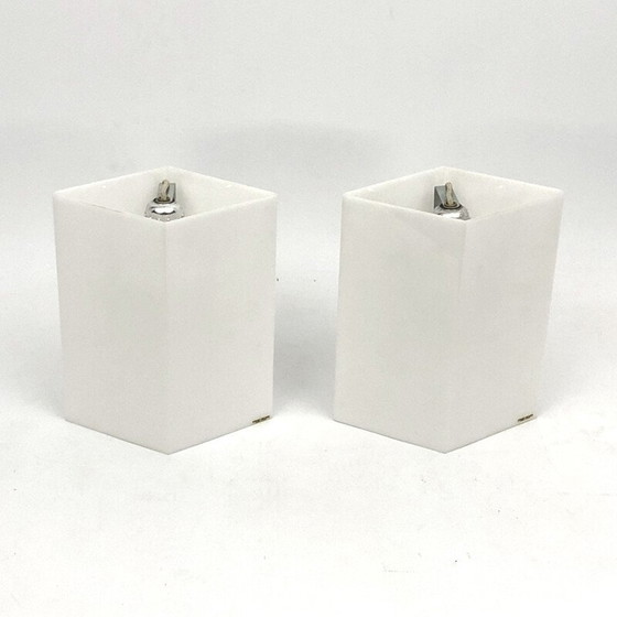 Image 1 of Paar alte Wandlampen aus Plexiglas Modell "Grosseto" von Stilux Milano, Italien 1960